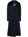 MAX MARA coat with mink fur collar