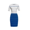 RUMOUR LONDON REGATTA STRIPED BODYCON DRESS