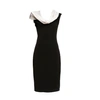 Rumour London Sophia Asymmetric Neckline Knitted Dress In Knitted
