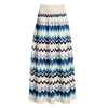 Rumour London Tahiti Wavy Striped Maxi Skirt In Maxi
