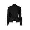 Rumour London Erika And Erin Black Two-piece Merino Wool Set In Wool