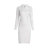 RUMOUR LONDON OLIVIA IVORY SOFT MERINO WOOL BLEND KNITTED DRESS