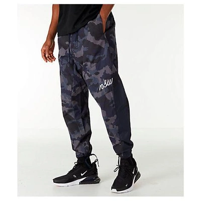 Nike Men's Sportswear Camo Jogger Pants, Blue