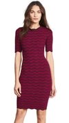 MILLY Textured Wave Dress
