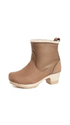 NO.6 Pull On Shearling Mid Boots