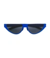 MYKITA Mykita x Martine Rose Kitt Blue Cat Eye Sunglasses,2635383026865531206