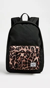 Herschel Supply Co Classic Mid Volume Backpack In Black/desert Cheetah