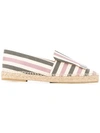 SERGIO ROSSI striped espadrilles