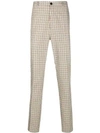 KENZO CHECKERED PRINT TAILORED TROUSERS