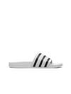 Adidas Originals Island Club Adilette 22 Ribbed Slides In White
