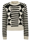 SAINT LAURENT KNITTED SWEATER,10668380