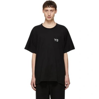 Y-3 Yohji Multi Colour Graphic T-shirt In Black