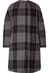 ISABEL MARANT HARRISON OVERSIZED PLAID WOOL COAT