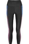 P.E NATION WITHOUT LIMITS STRIPED STRETCH LEGGINGS