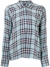 SARA LANZI CHECK LONGSLEEVED SHIRT