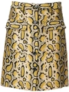 ETRO snakeskin-effect mini skirt