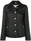 BURBERRY CHECK-PRINT QUILTED JACKET