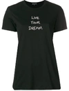 MARKUS LUPFER MARKUS LUPFER SLOGAN T-SHIRT - BLACK