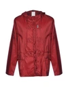 Bark Overcoats In Maroon