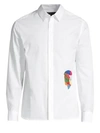 P.L.C. Men In Silhouette Embroidered Shirt