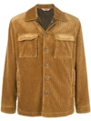 ASPESI ASPESI CORDUROY SHIRT JACKET - ORANGE