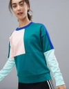 ADIDAS ORIGINALS ADIDAS TRAINING colour BLOCK SWEATSHIRT-MULTI,CY6992