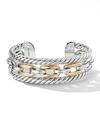 DAVID YURMAN WELLESLEY LINK MULTI-STACK BRACELET W/ 18K GOLD,PROD210480026