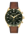 MOVADO MEN'S DIVER CHRONOGRAPH WATCH WITH LEATHER STRAP GREEN DIAL,PROD214120015