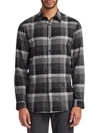 THEORY Menlo Monochrome Check Shirt