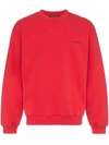 BALENCIAGA COPYRIGHT LOGO PRINT SWEATSHIRT