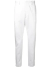 DSQUARED2 DSQUARED2 CHINO TROUSERS - WHITE