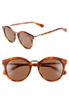 Kate Spade Round Sunglasses In Tortoise Shell-brown