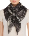 LARIOSETA TARTAN PATCHWORK-PRINT SCARF,8005220410422