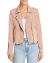 BLANKNYC SUEDE MOTO JACKET,73K-9269BL