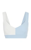 Vaara Elsa Bicolour Sports Bra In Blue