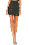 BY THE WAY. BY THE WAY. KENDRA GROMMET BANDAGE SKIRT IN BLACK.,BTWR-WQ84