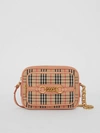 Burberry The 1983 Check Link Camera Bag In Yellow