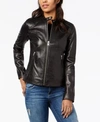 MARC NEW YORK QUILTED LEATHER MOTO JACKET