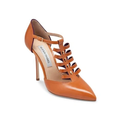 Alexis Isabel Alter Ego Tan Leather High Heels