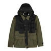 C.P. COMPANY ARMY GREEN GOGGLE COTTON-BLEND JACKET