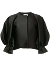 ISABEL SANCHIS JACKET WITH DRAMATIC PUFFSLEEVES WITH BOW