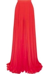 ELIE SAAB ELIE SAAB WOMAN WIDE LEG PANTS RED,3074457345618978700