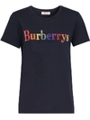 BURBERRY BURBERRY 复古LOGO全棉T恤 - 蓝色