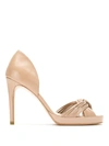 Sarah Chofakian Leatehr Sandals In Neutrals