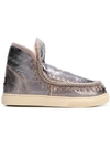 MOU MOU ESKIMO SNEAKER BOOTS - GREY