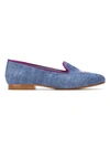 BLUE BIRD SHOES BLUE BIRD SHOES FLAMINGO EMBROIDERED LOAFERS