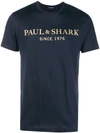 PAUL & SHARK PAUL & SHARK LOGO PRINT T-SHIRT - 150 BLUE