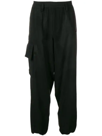 Yohji Yamamoto 垮裤设计长裤 In Black