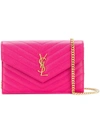 SAINT LAURENT MONOGRAM ENVELOPE CROSS BODY BAG