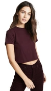AGOLDE CROPPED BABY TEE